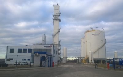 Zakład produkcji gazów przemysłowych firmy Messer Polska