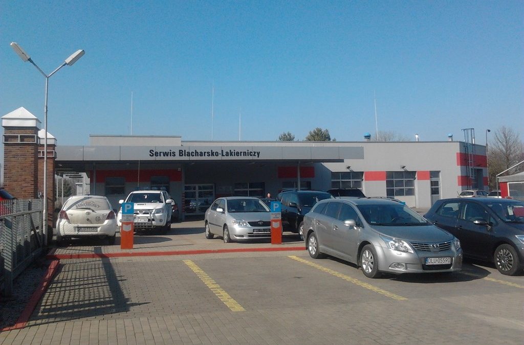 Rozbudowa salonu samochodowego Toyota w Lubinie